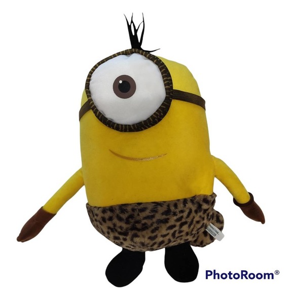 Despicable Me Minion Movie Caveman Minion 14 ICH Plush Stuffed Animal - Picture 1 of 4